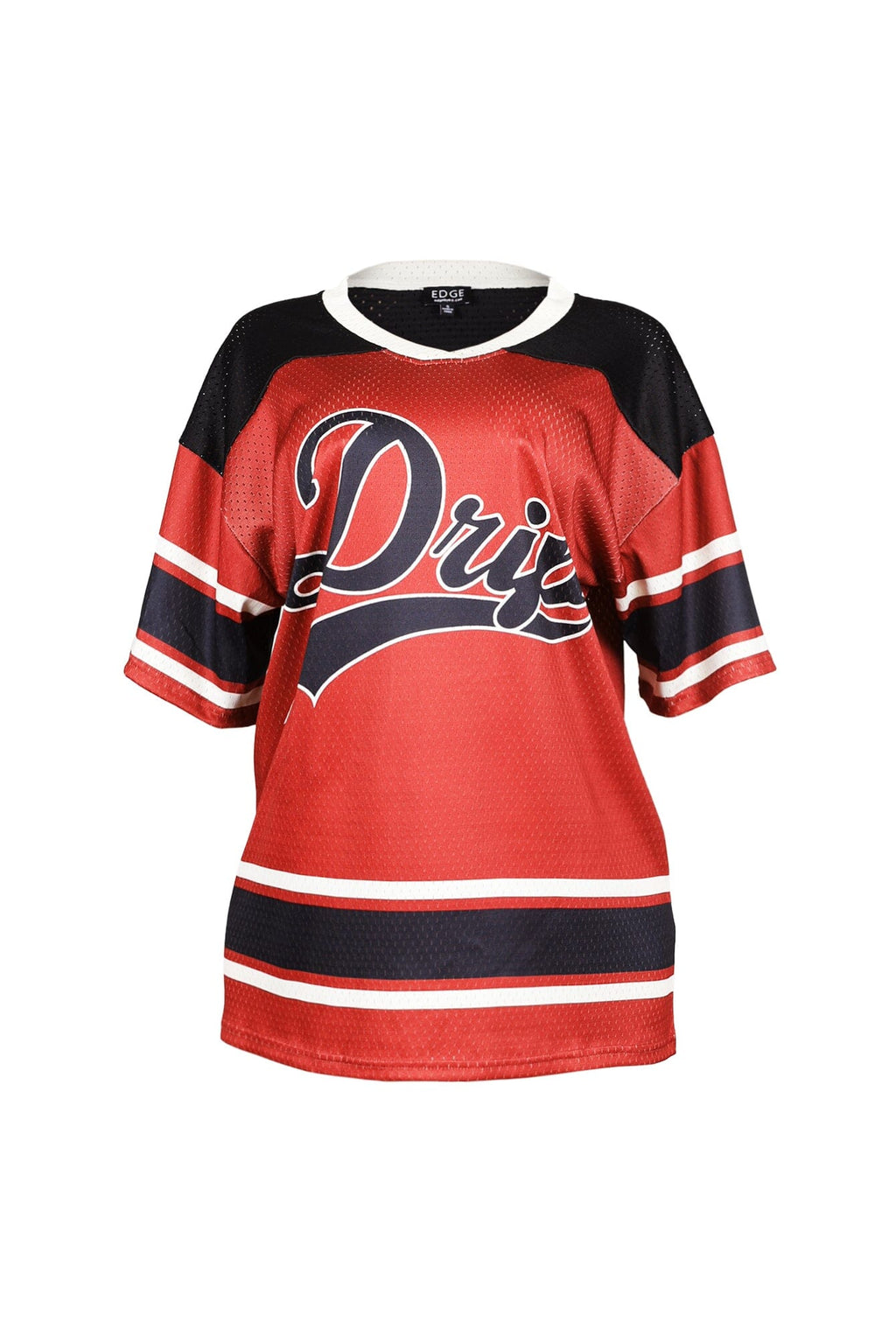 Drip Oversized Football Jersey Top