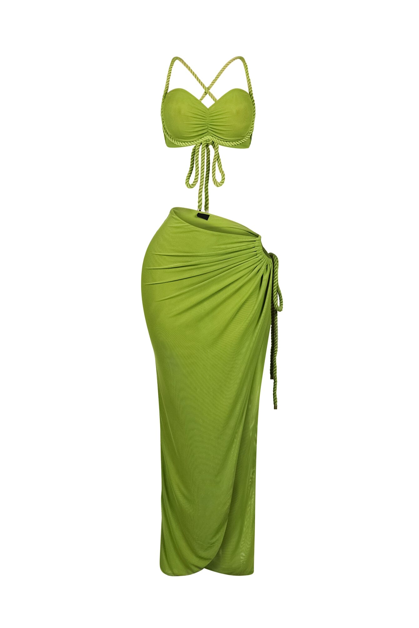 Maloo Mesh Rope Top & Skirt SET