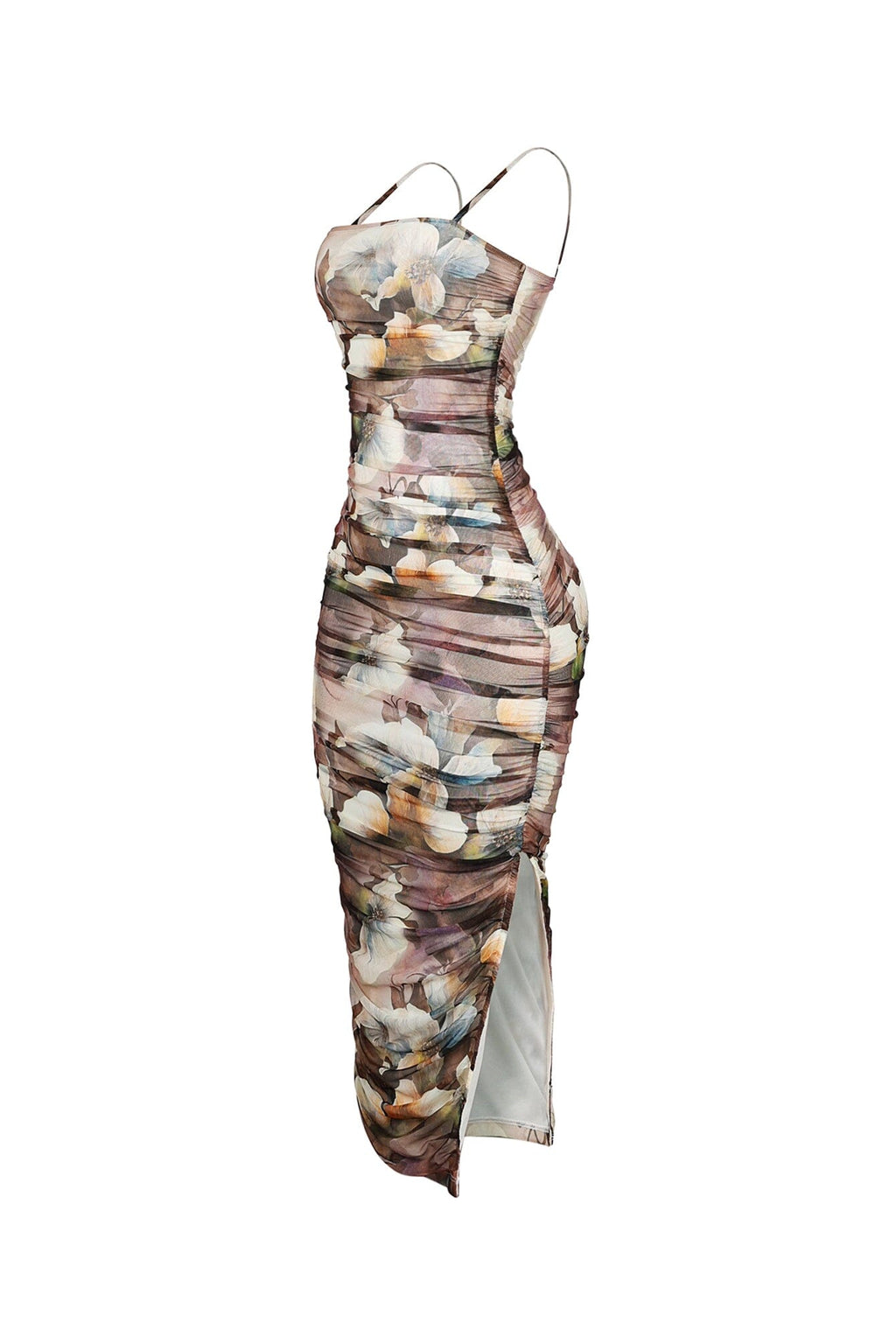 Bloomcloud Ruched Midi Dress