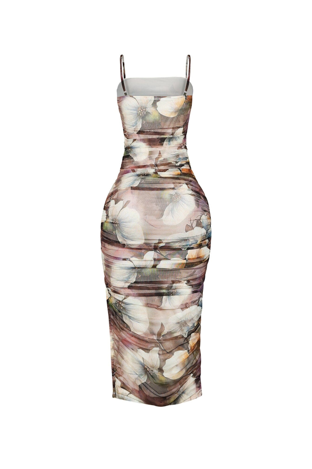 Bloomcloud Ruched Midi Dress