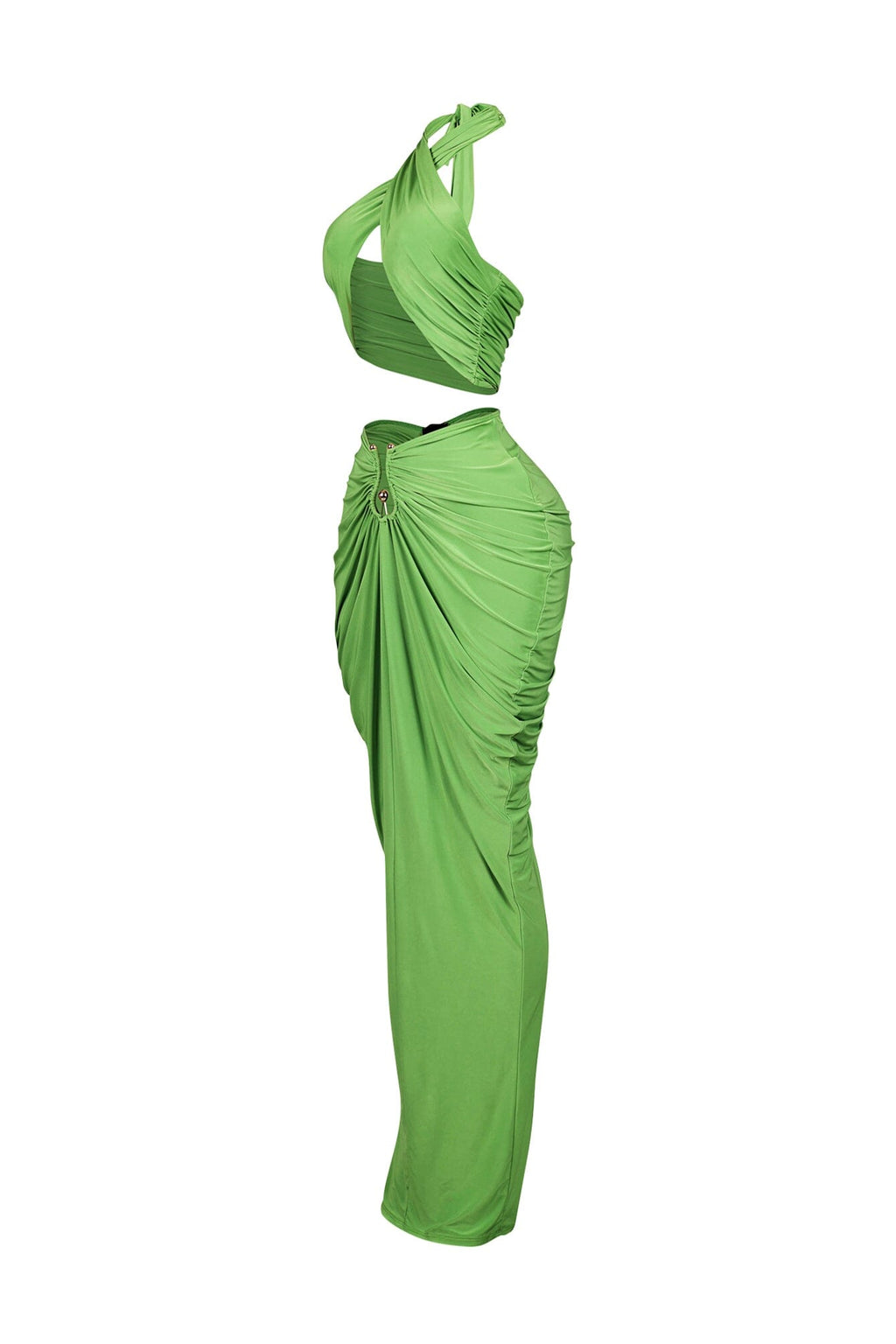 Glimma Halter Neck Top & Skirt SET