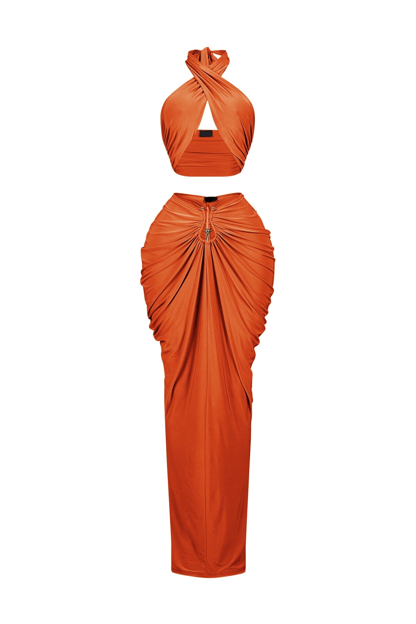 Glimma Halter Neck Top & Skirt SET