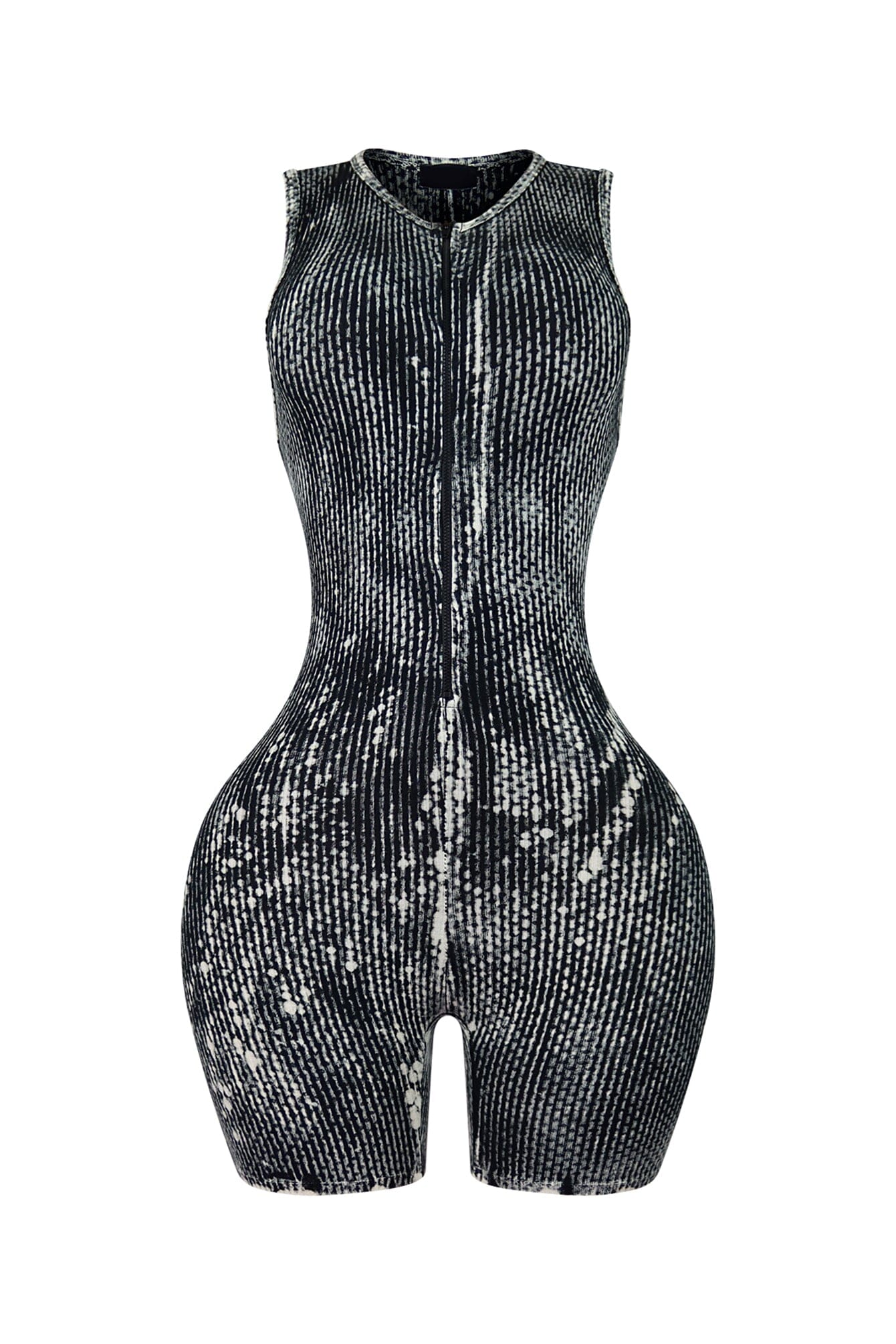 Kienna Tie Dye Zip Up Romper