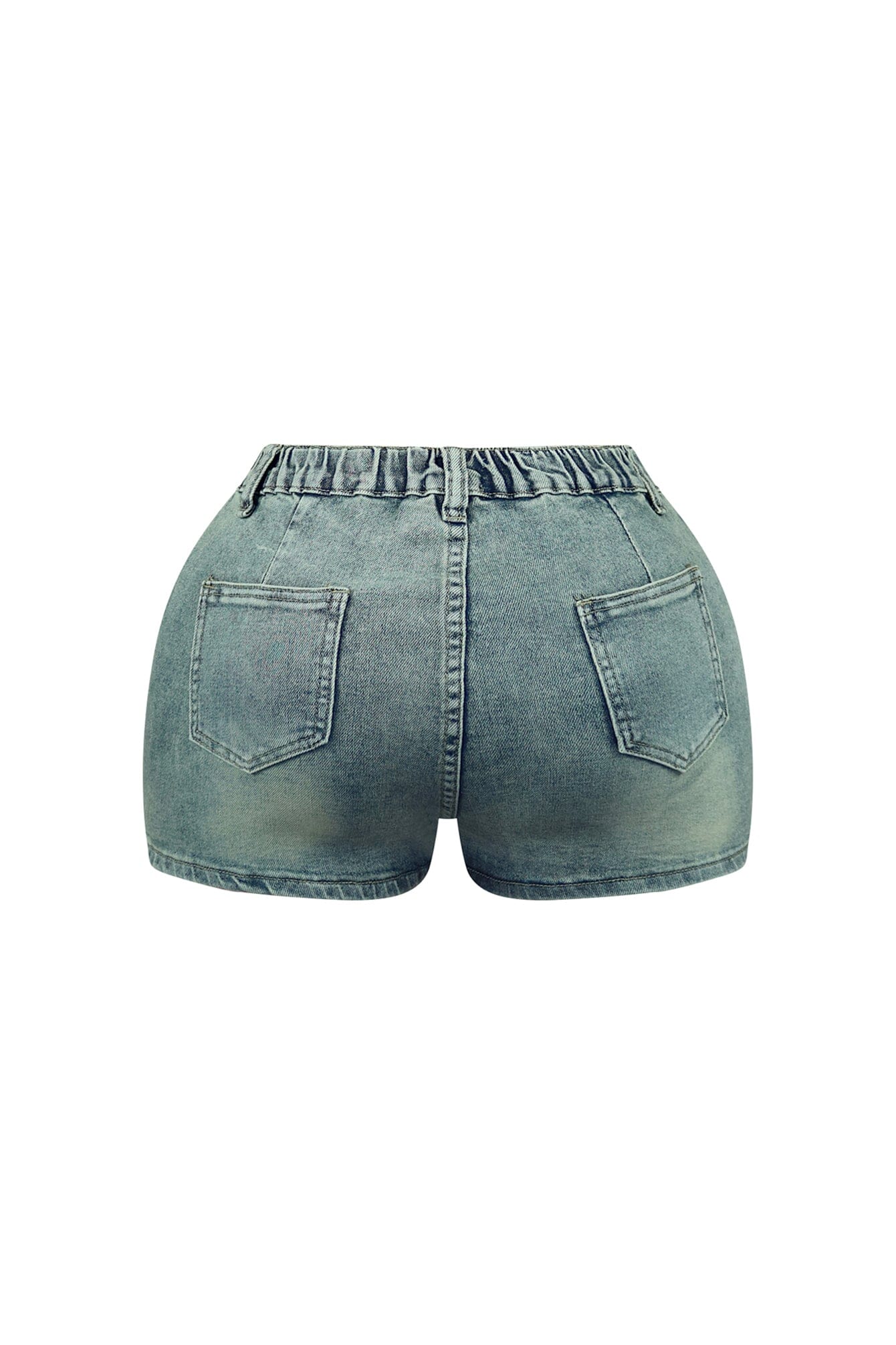 New Times Vintage Washed Denim Skort