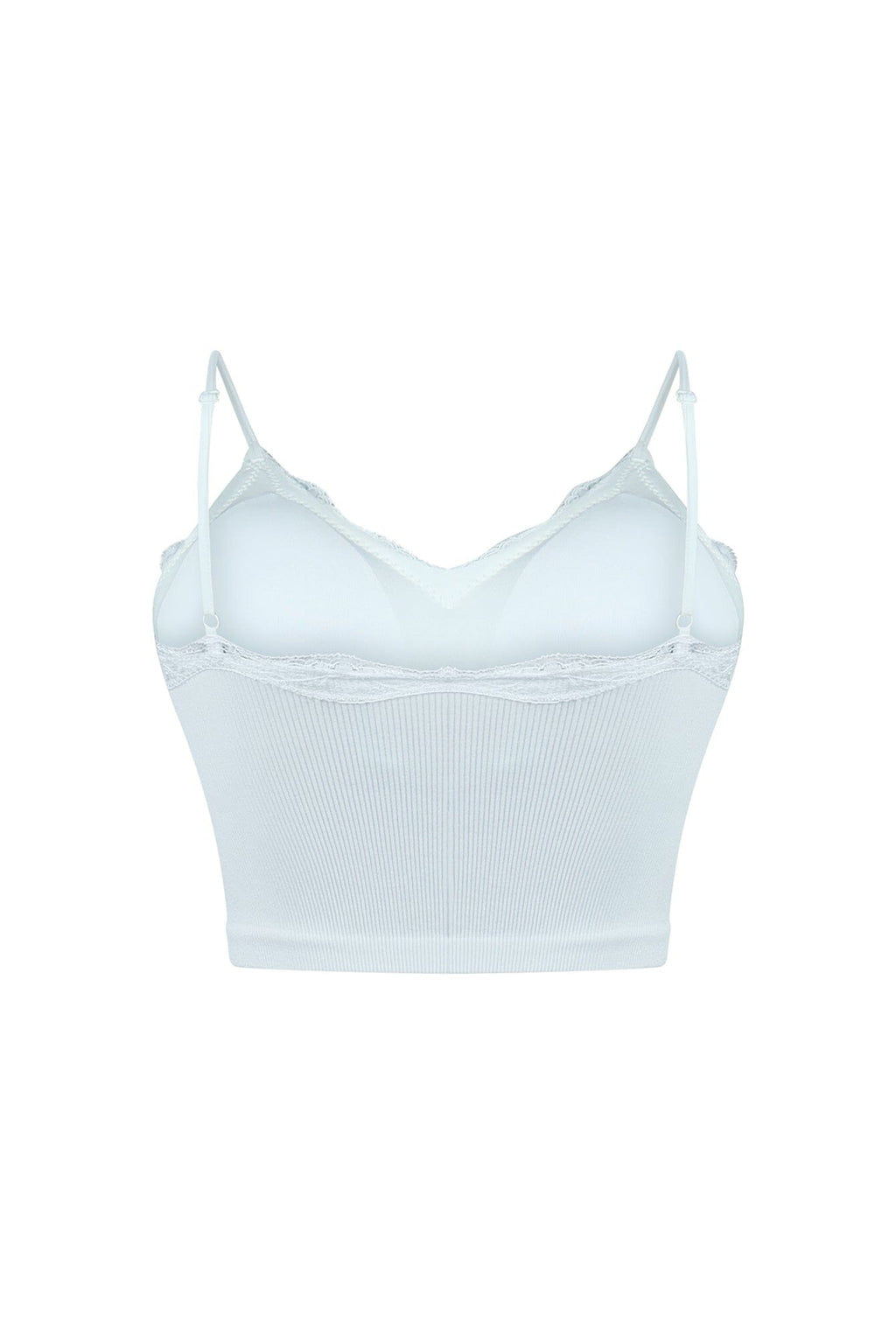 Gone Again Lace Trim Bra Top