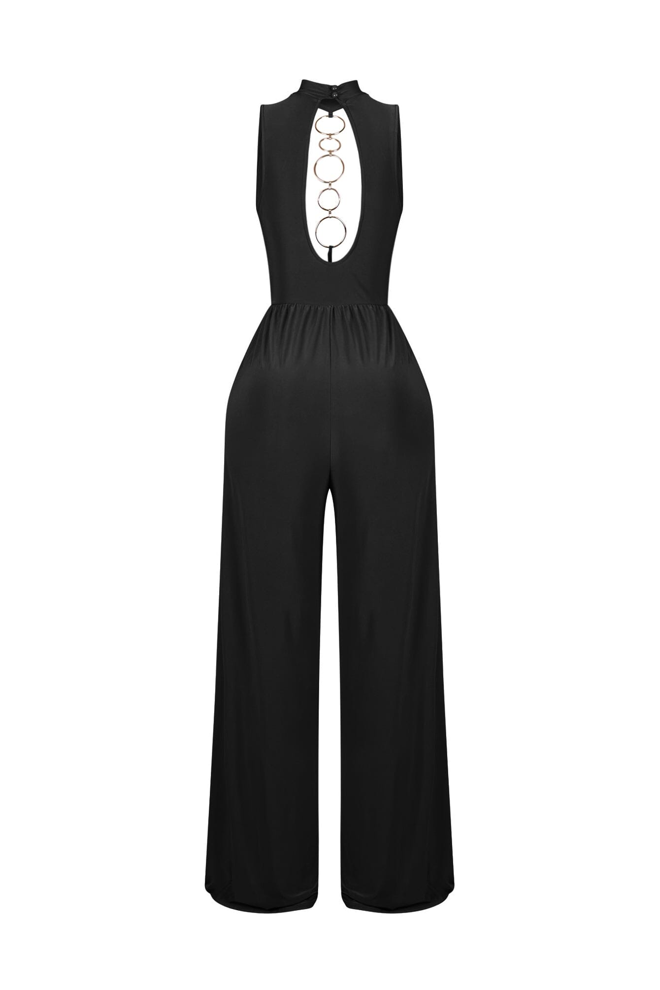 Circle Accent Wide Leg Jumpsuit