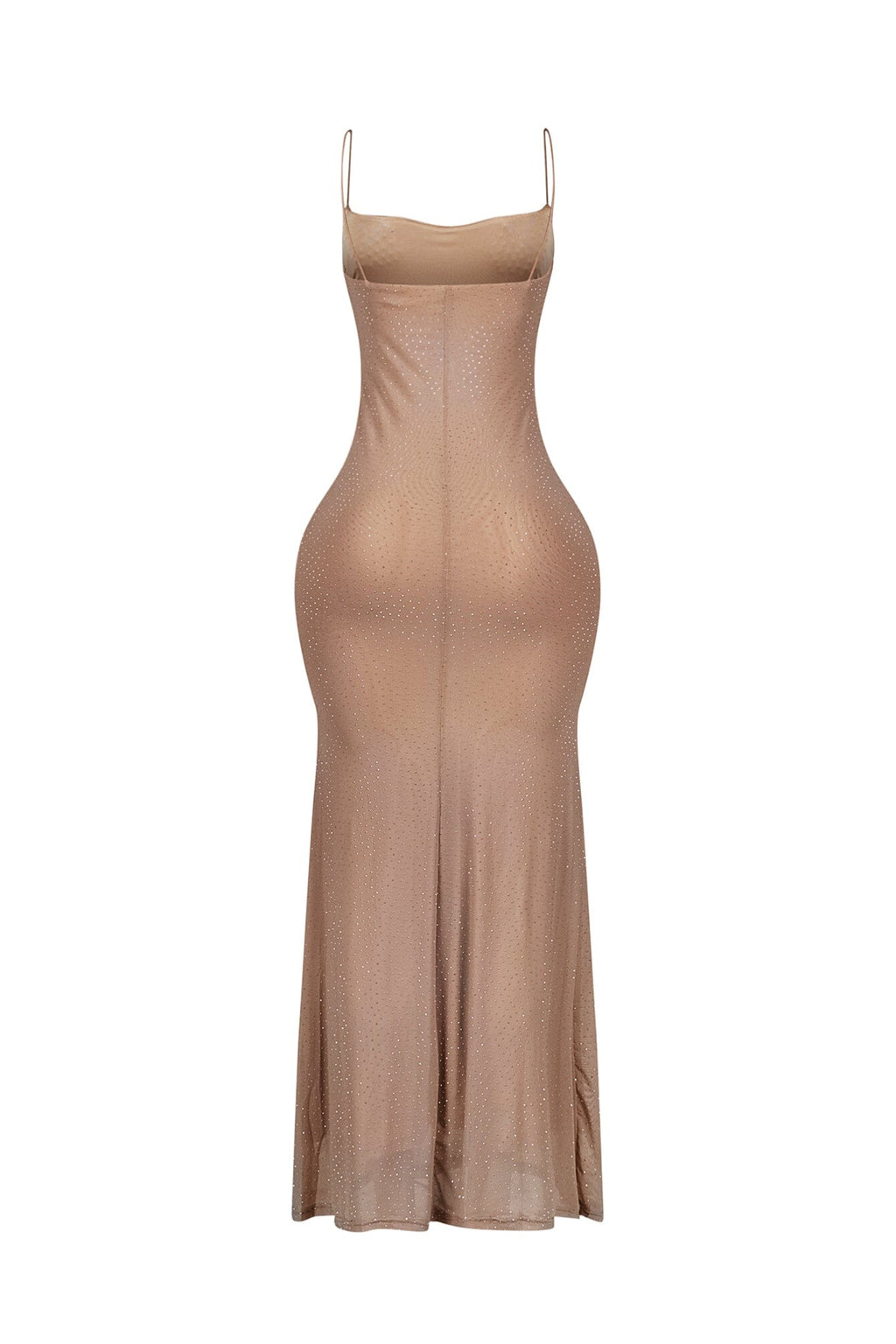 Callie Mesh Rhinestone Maxi Dress