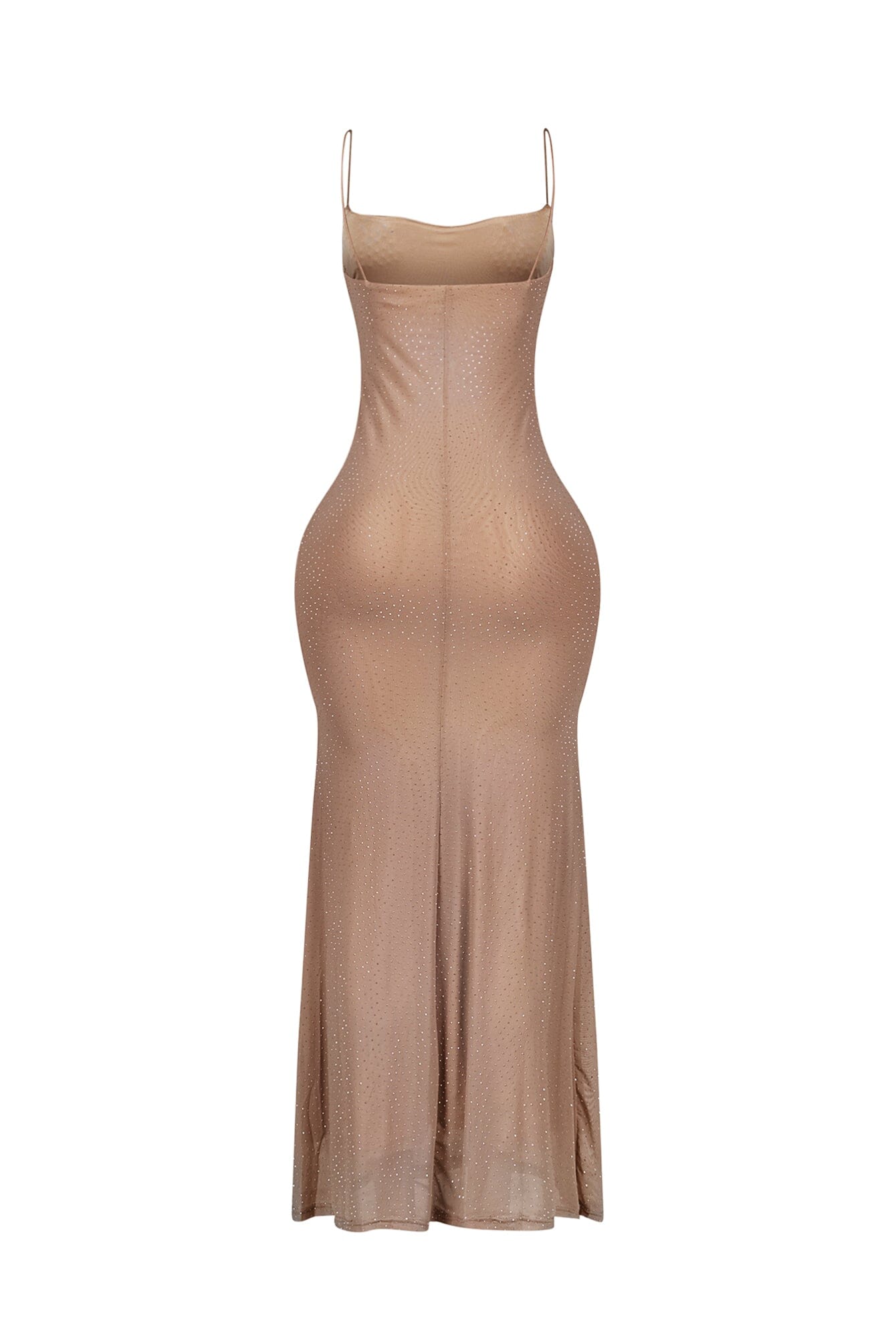 Callie Mesh Rhinestone Maxi Dress