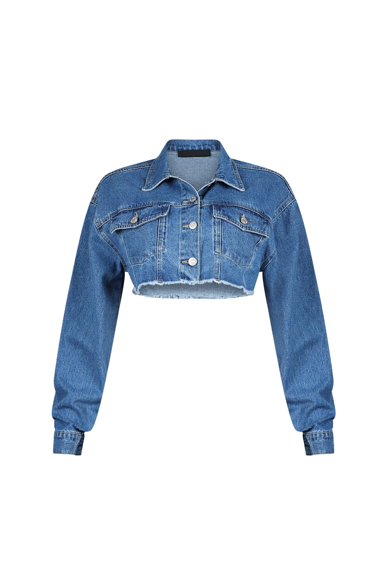 Frayline Denim Crop Jacket
