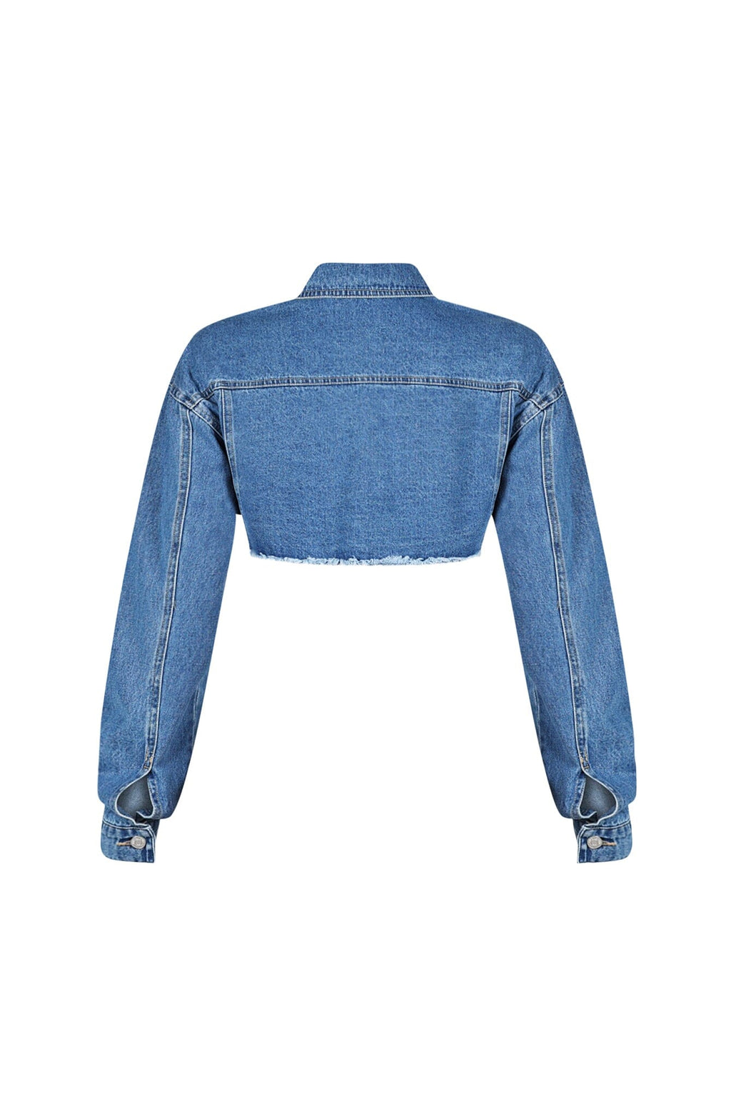 Frayline Denim Crop Jacket