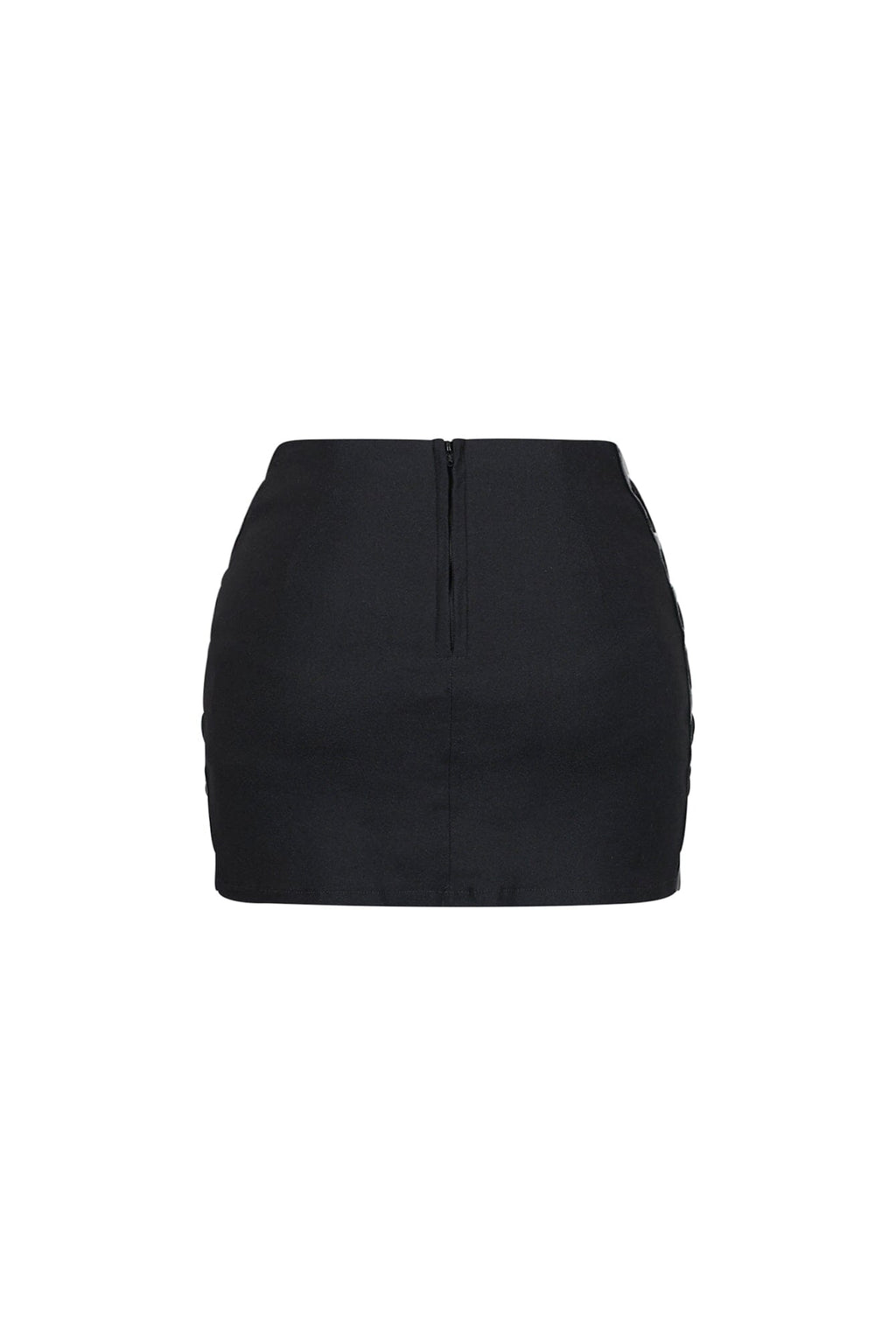 Vice Mesh Lace Up Mini Skirt