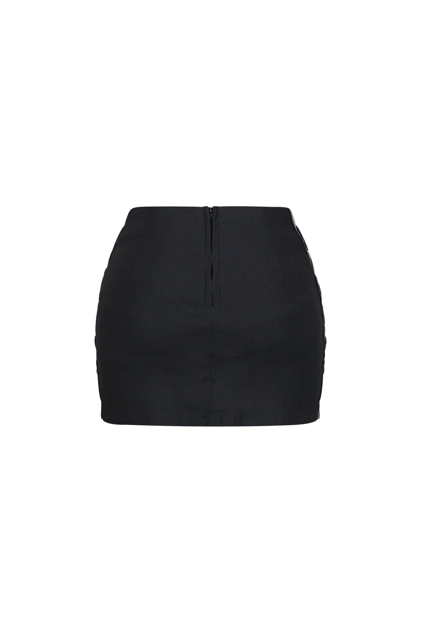 Vice Mesh Lace Up Mini Skirt