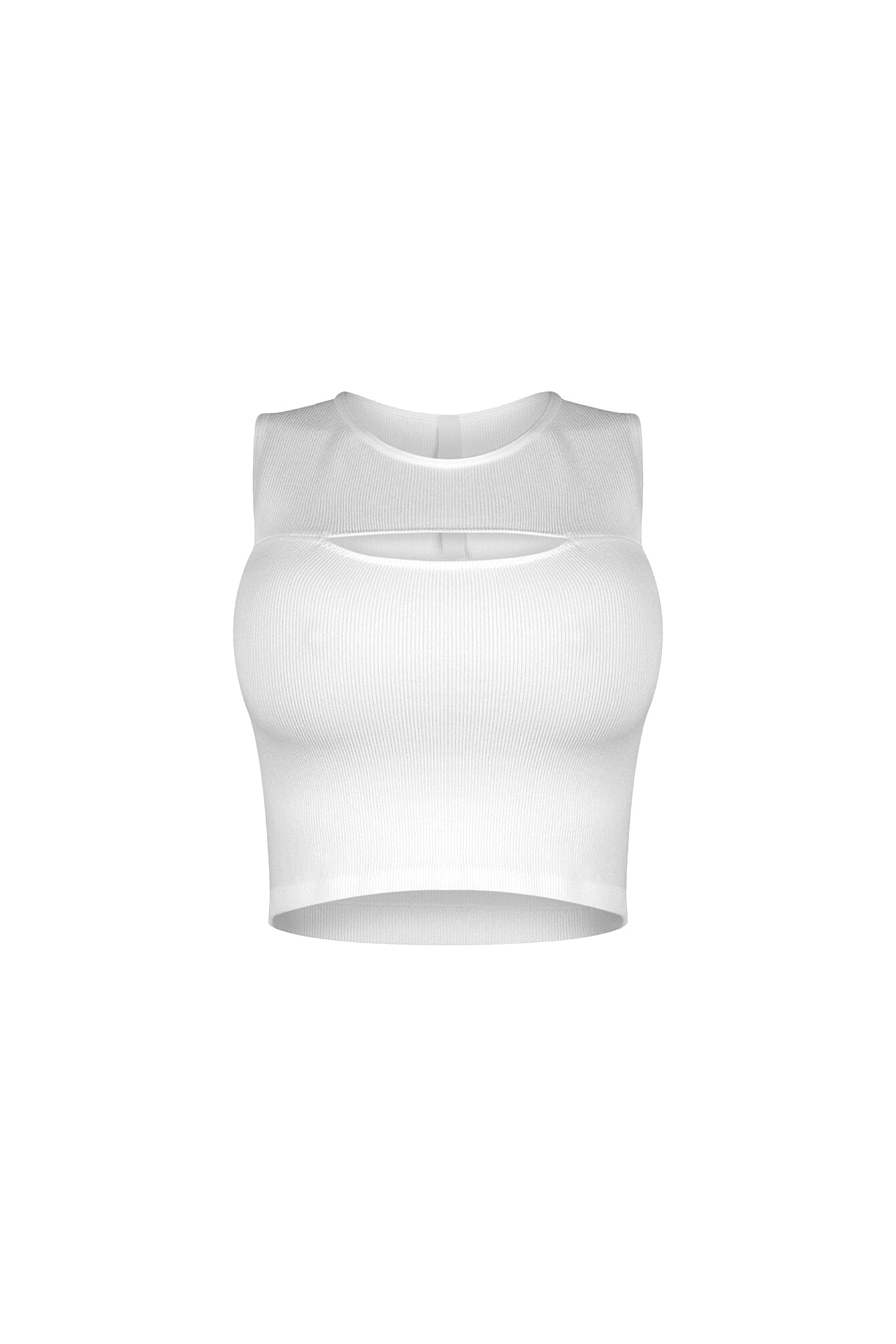 Slimbase Ribbed Slit Tank Top