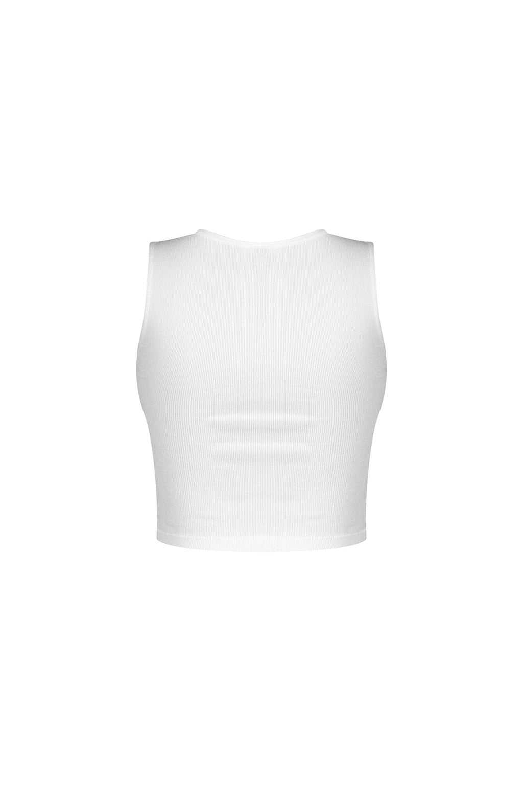 Slimbase Ribbed Slit Tank Top