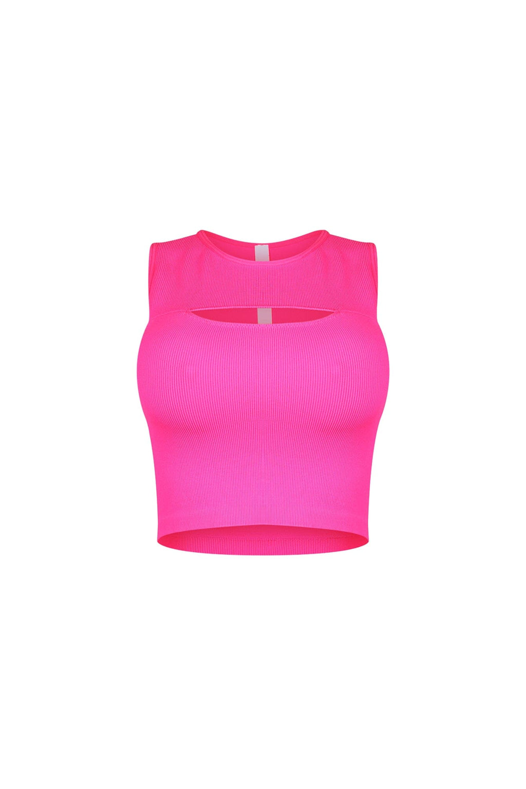 Slimbase Ribbed Slit Tank Top