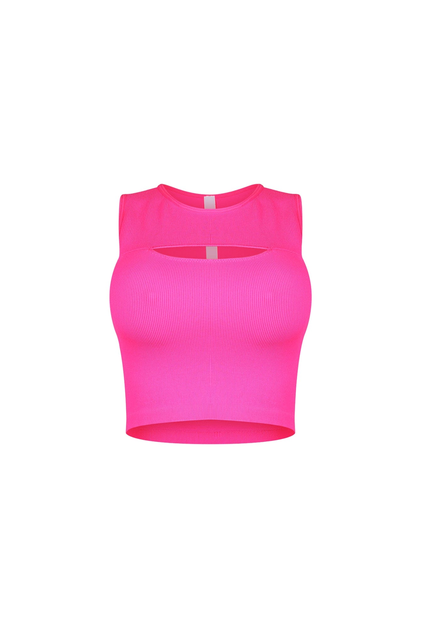 Slimbase Ribbed Slit Tank Top