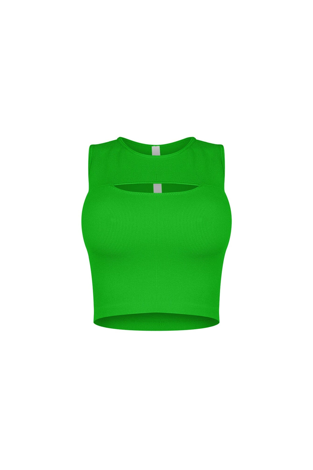 Slimbase Ribbed Slit Tank Top