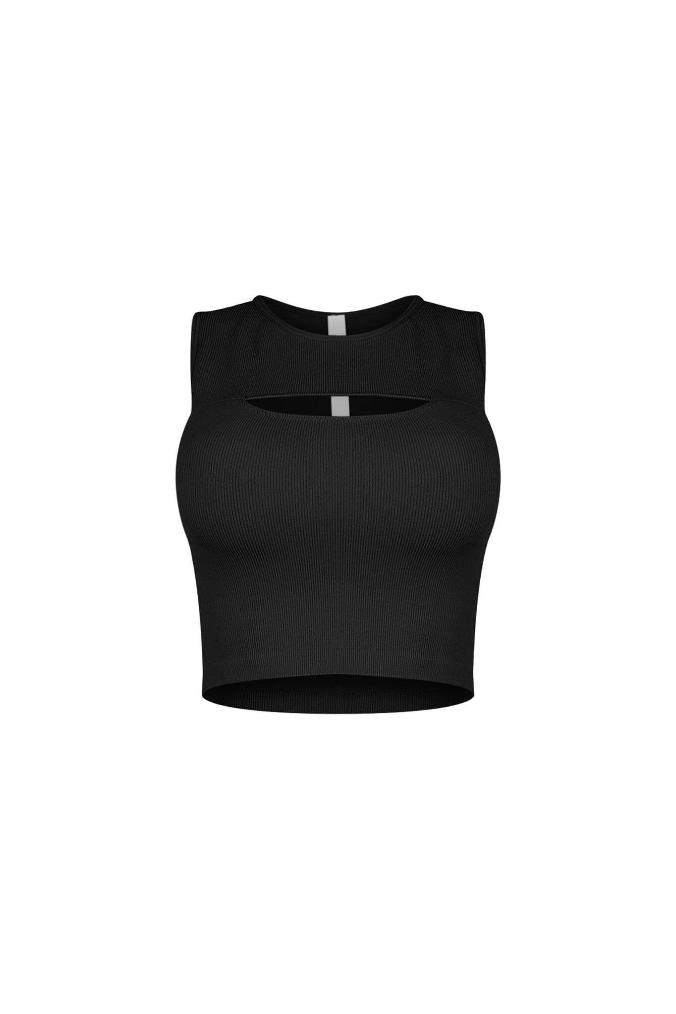 Slimbase Ribbed Slit Tank Top