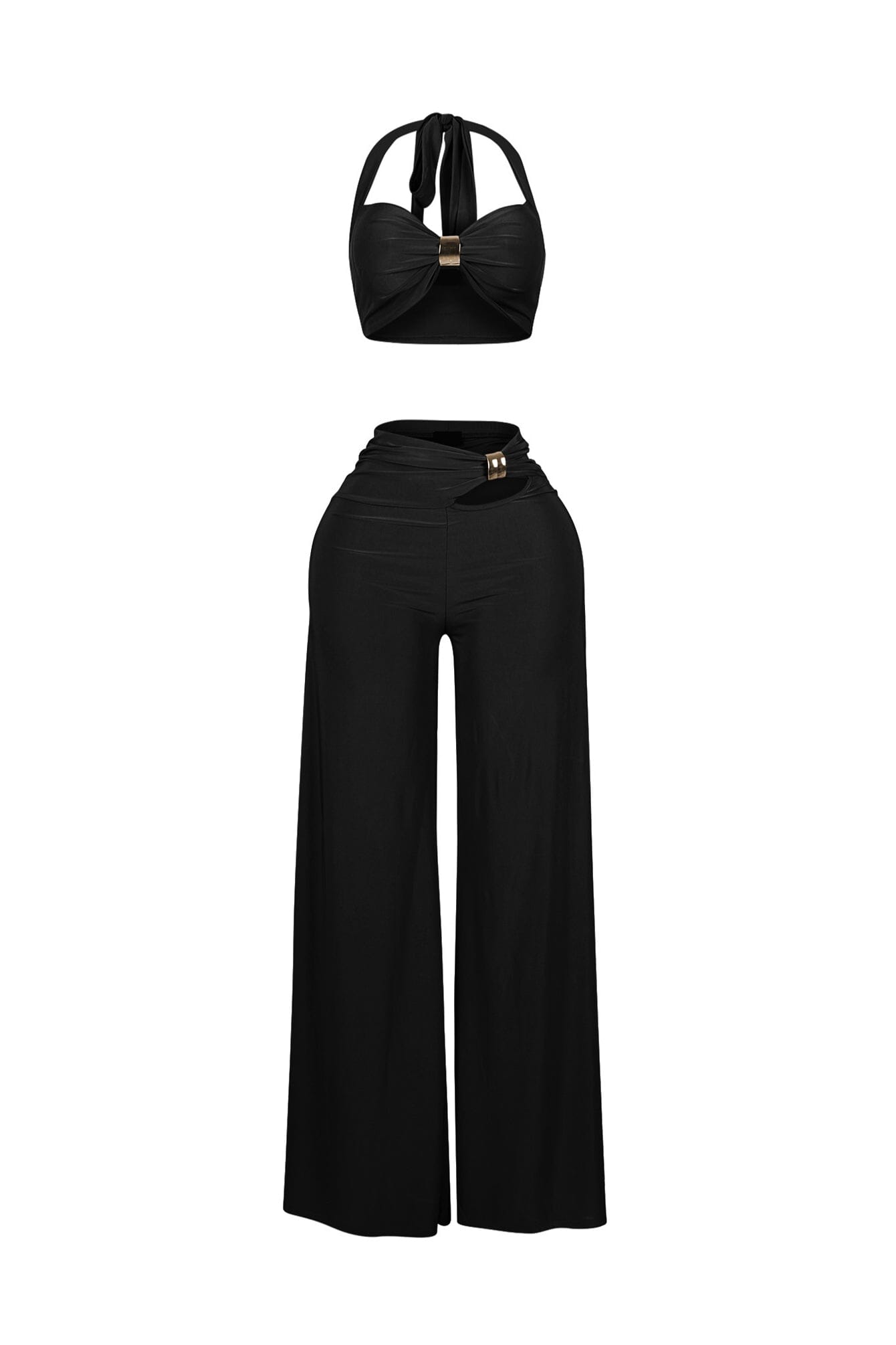 Goldenedge Metal Top & Pants SET