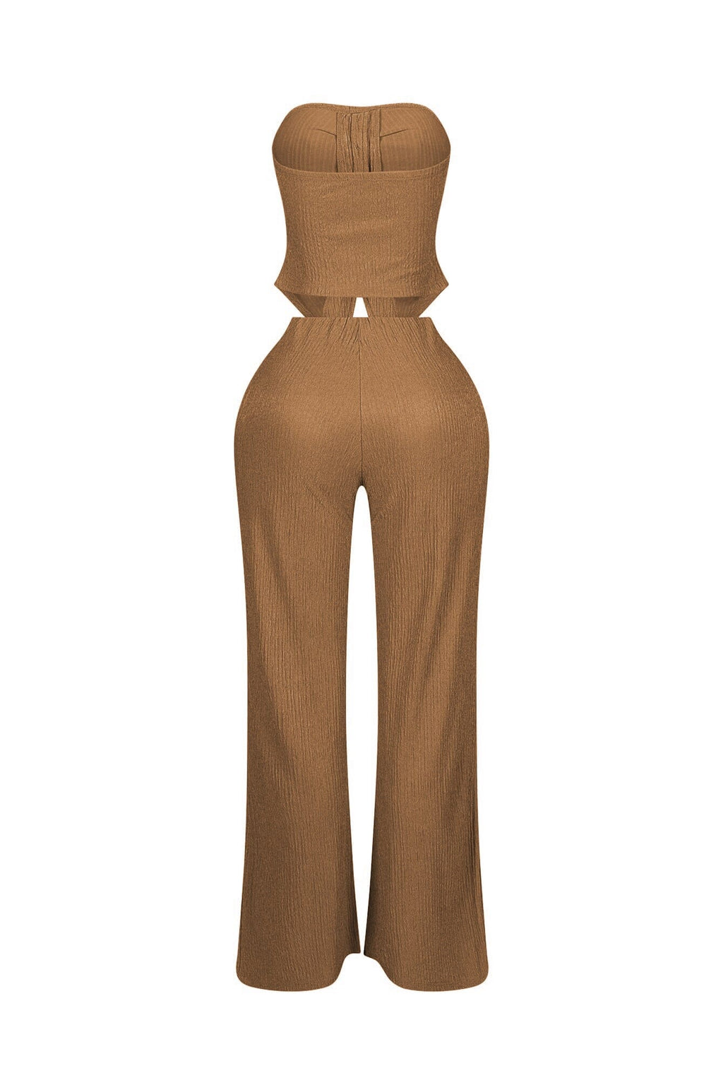 Imari Button Detail Tube Top & Pants SET