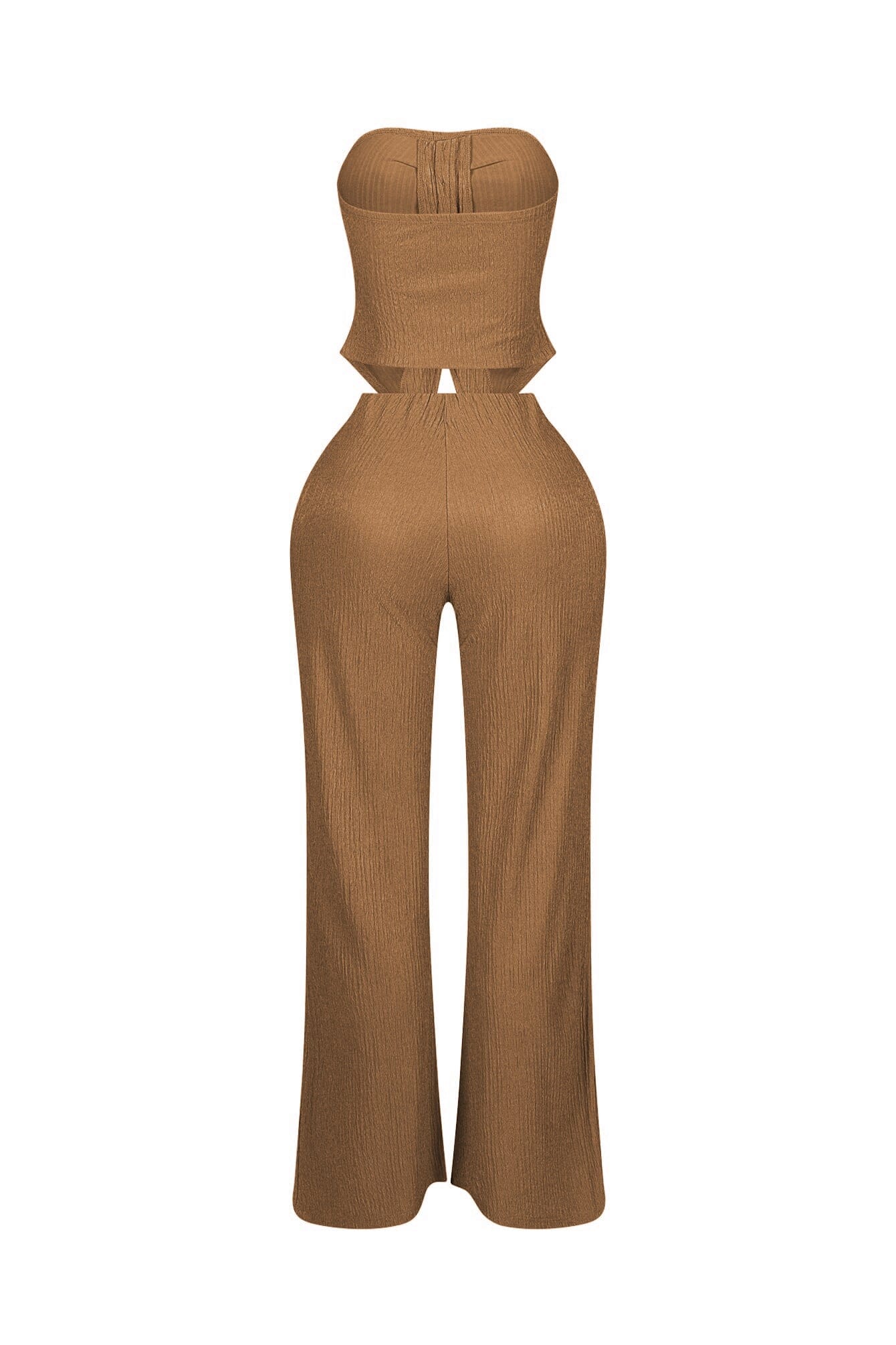 Imari Button Detail Tube Top & Pants SET