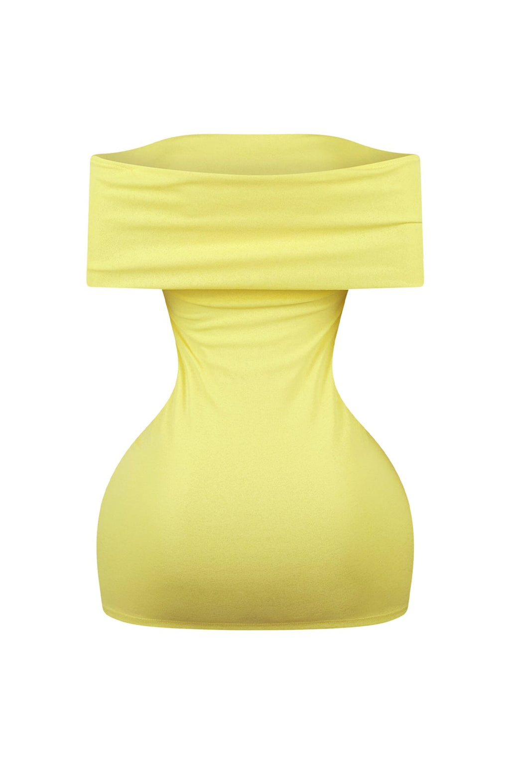 Uncut Off Shoulder Sleeveless Mini Dress