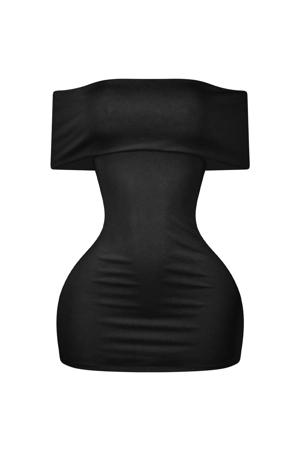 Uncut Off Shoulder Sleeveless Mini Dress