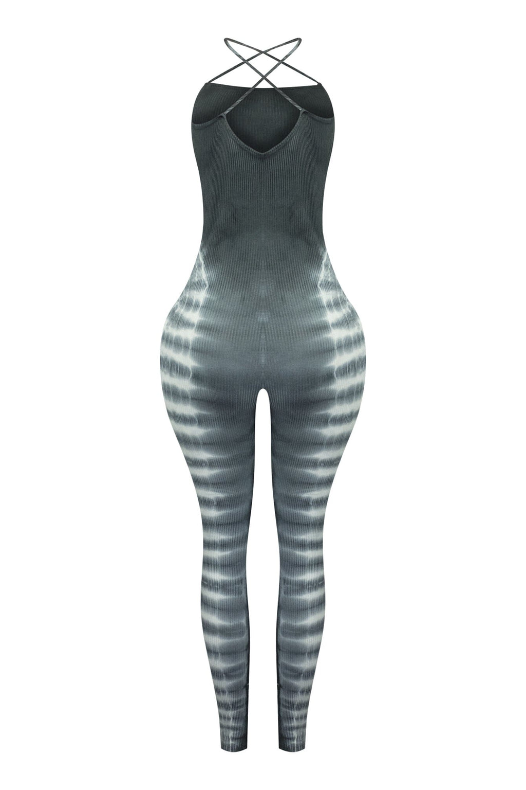 Please Me Tie Dye Tank Jumpsuit