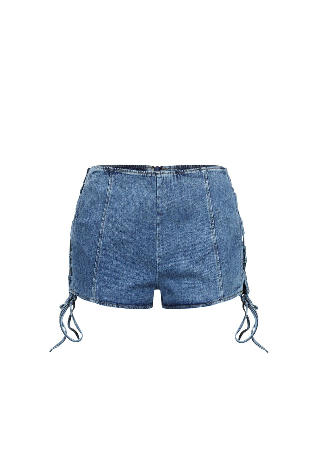 Vivienne Denim Lace Up Shorts