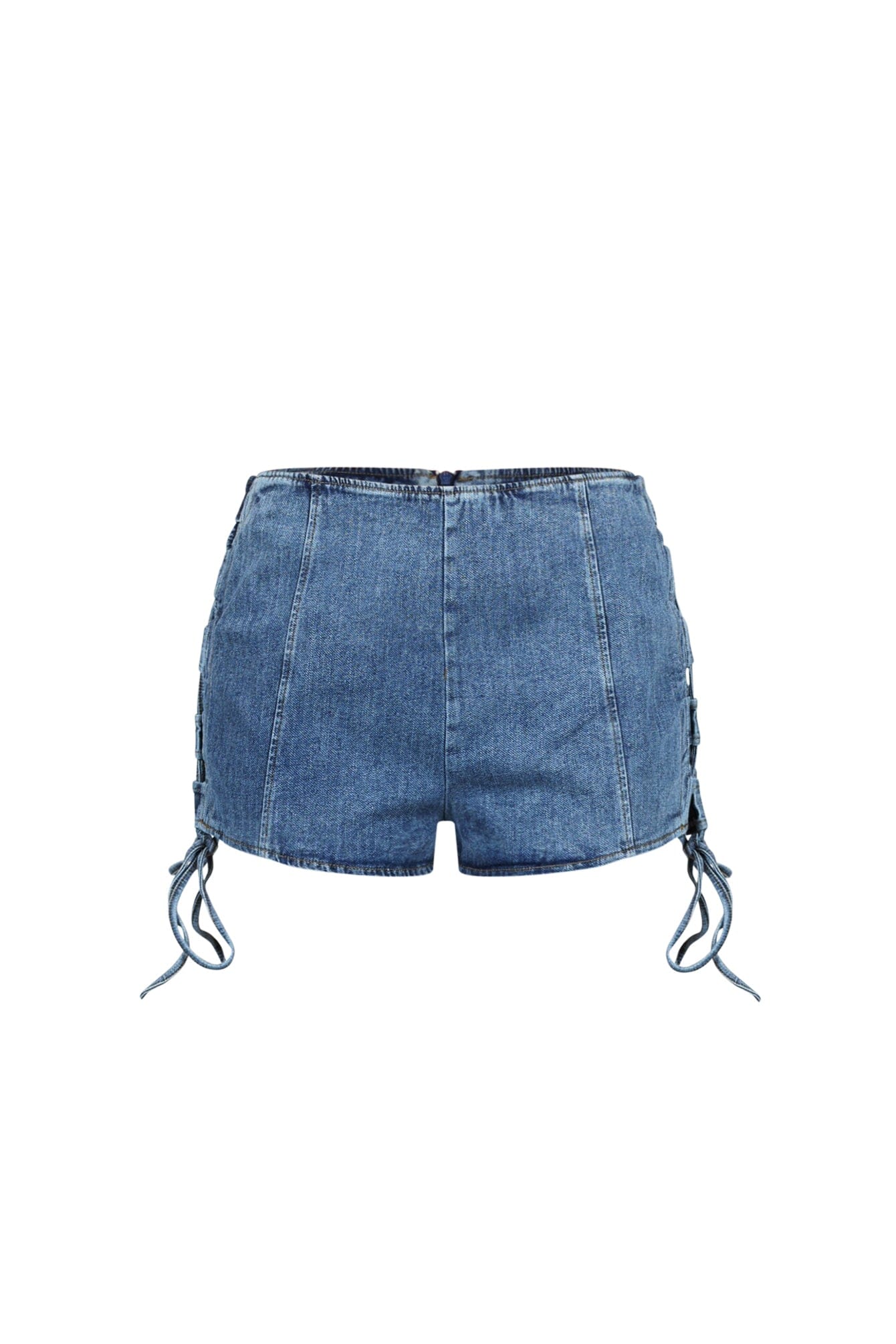 Vivienne Denim Lace Up Shorts