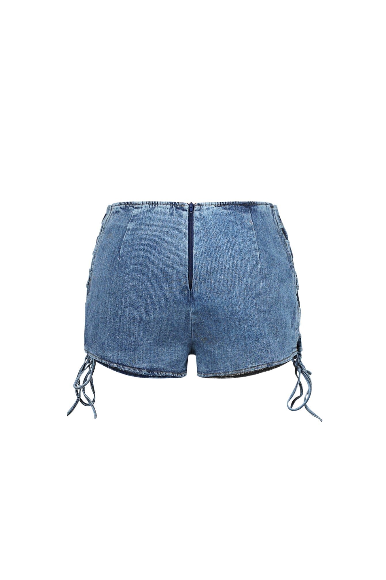 Vivienne Denim Lace Up Shorts