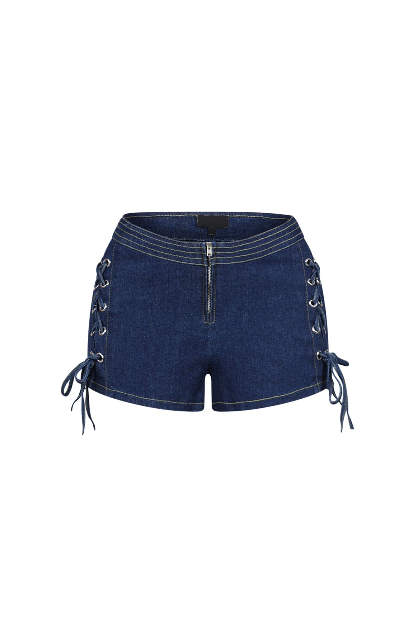 Sidekick Lace Up Denim Shorts