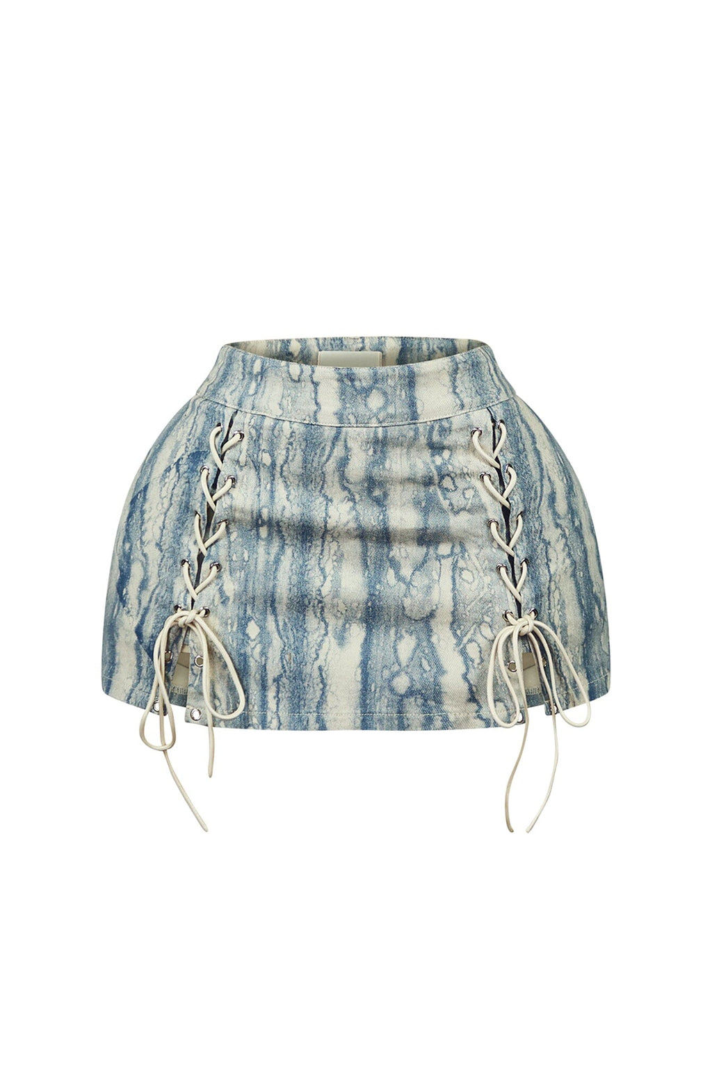 Touch The Sky Print Mini Skirt