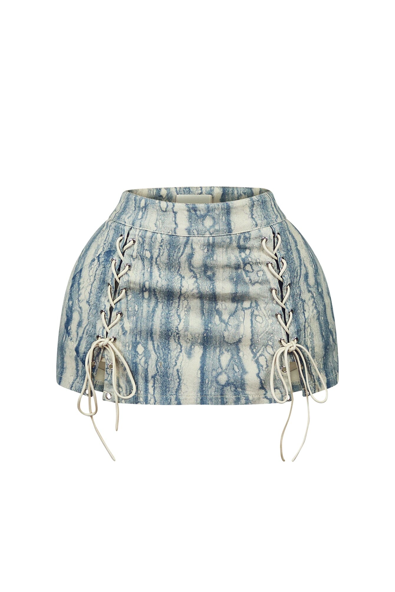 Touch The Sky Print Mini Skirt