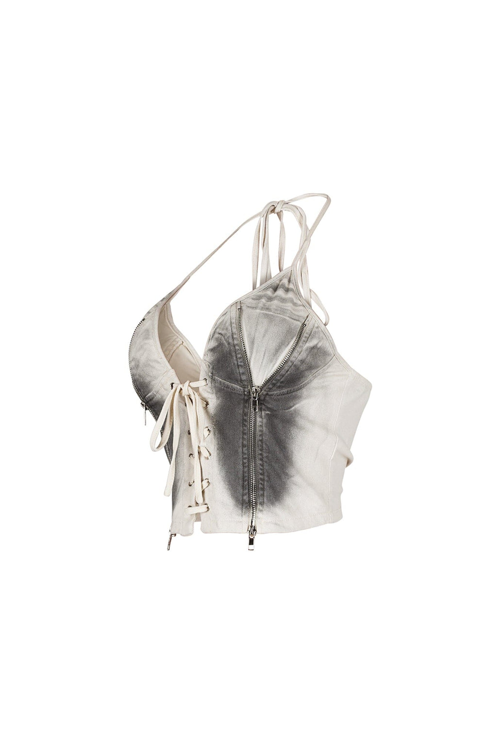 Vibecity Airbrushed Halter Corset Top