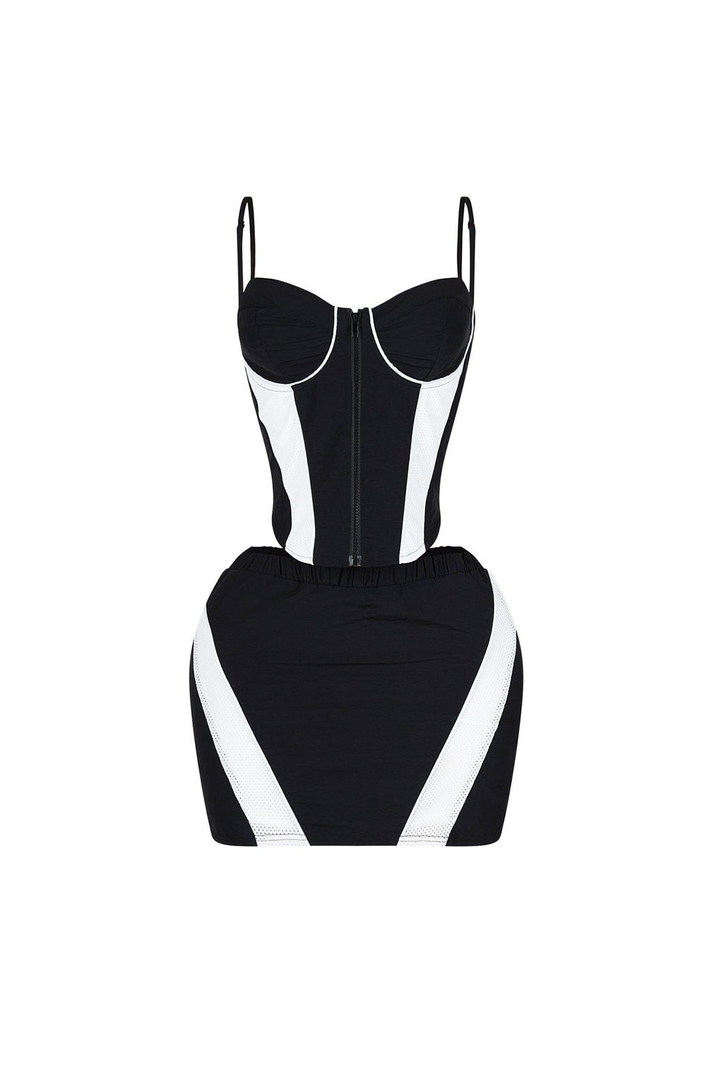 Cookie Bustier Windbreaker & Skirt SET