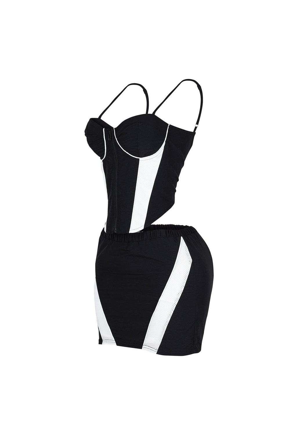 Cookie Bustier Windbreaker & Skirt SET