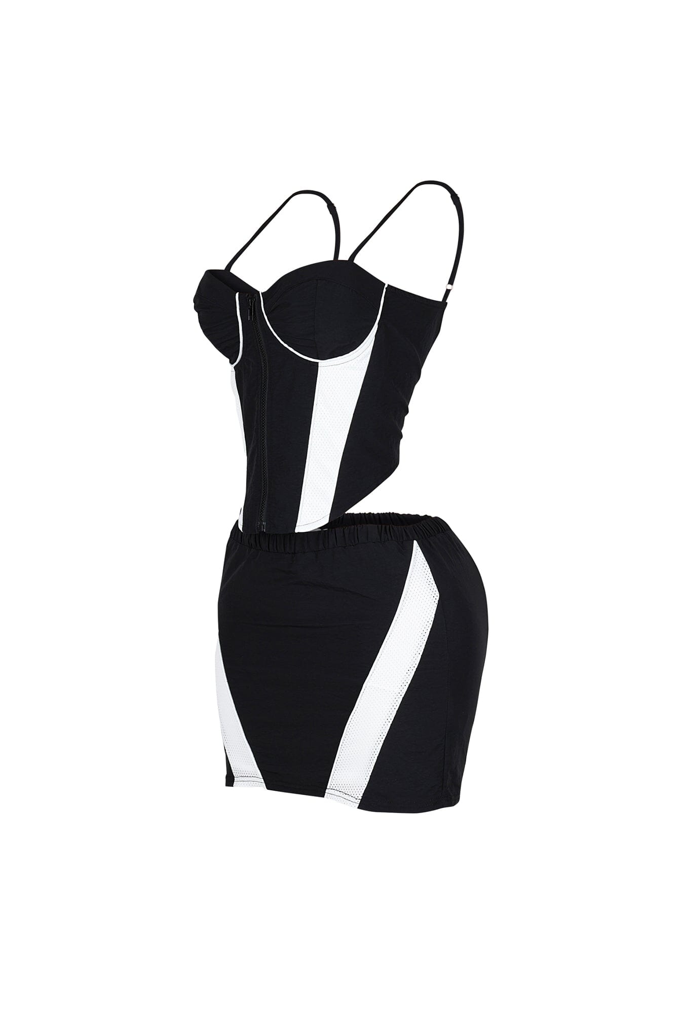 Cookie Bustier Windbreaker & Skirt SET