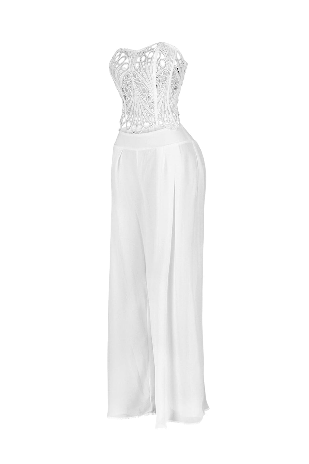Elysian Eyelet Corset Top & Pants SET