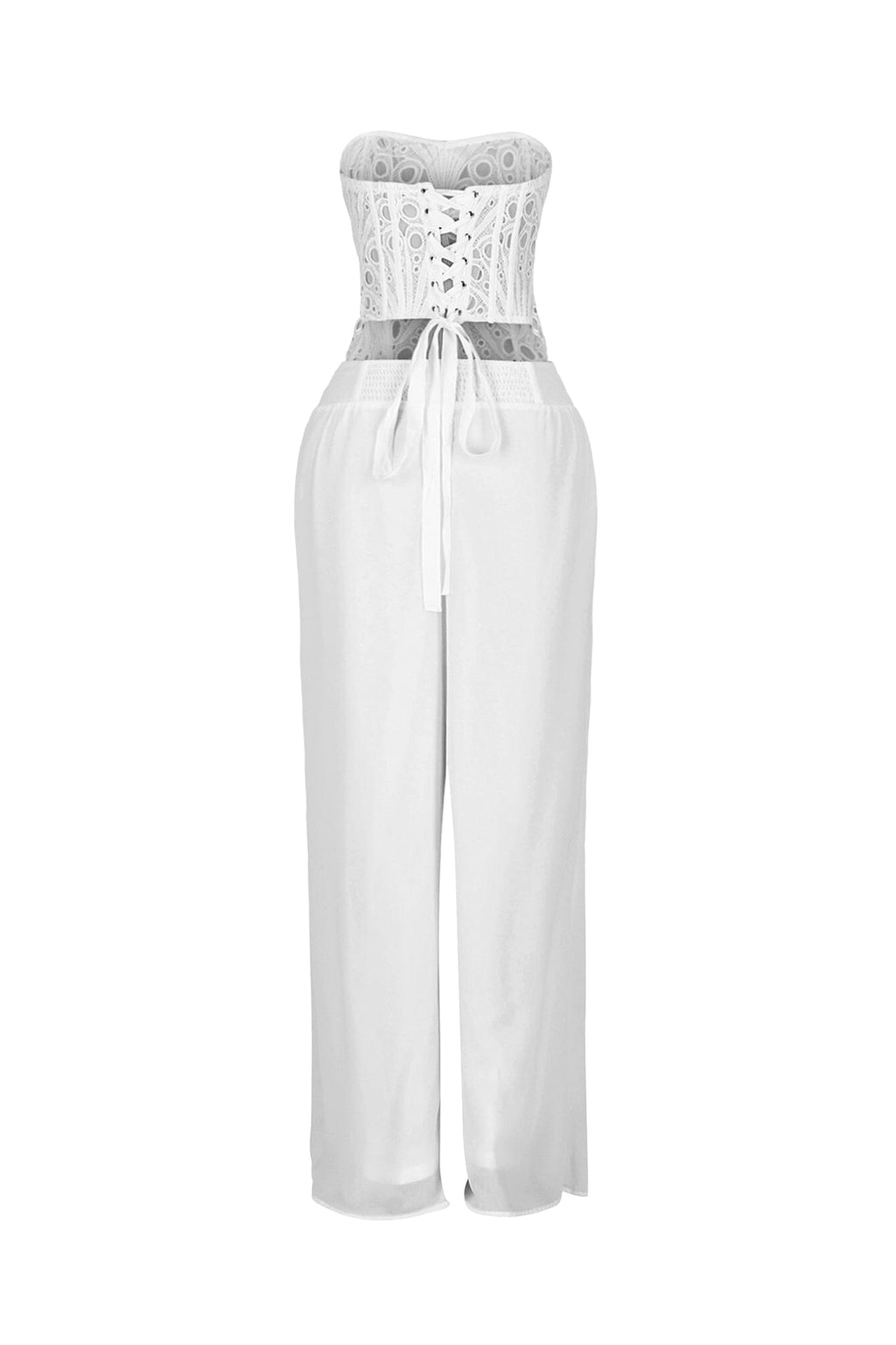 Elysian Eyelet Corset Top & Pants SET