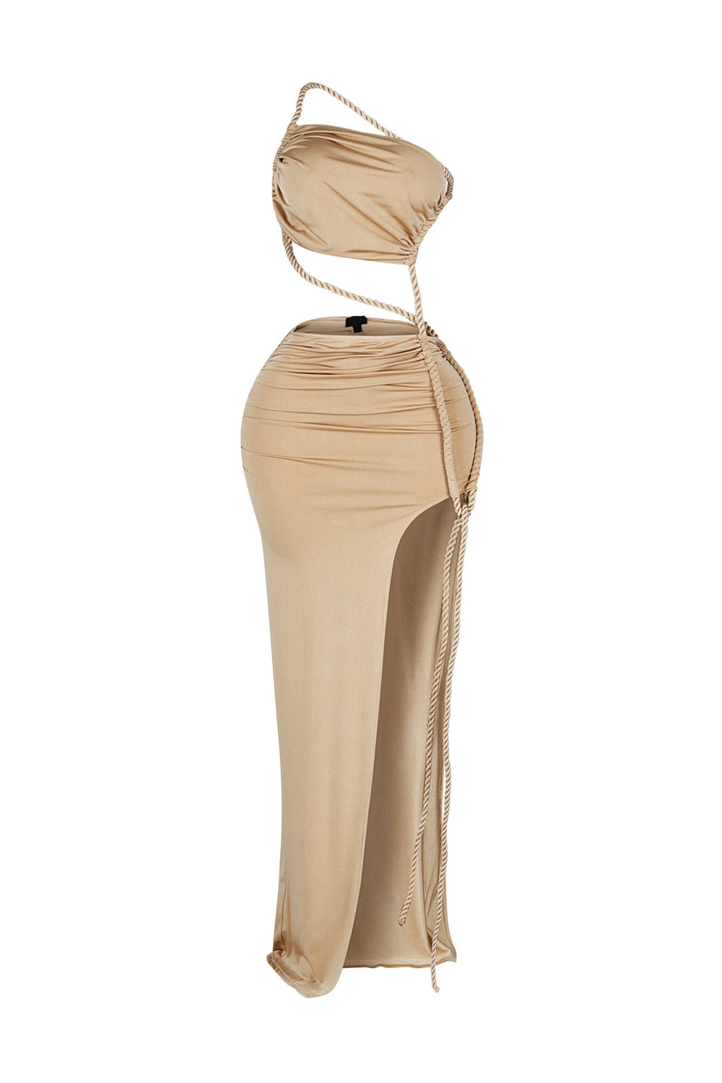 Santorini Twist Cutout Maxi Dress