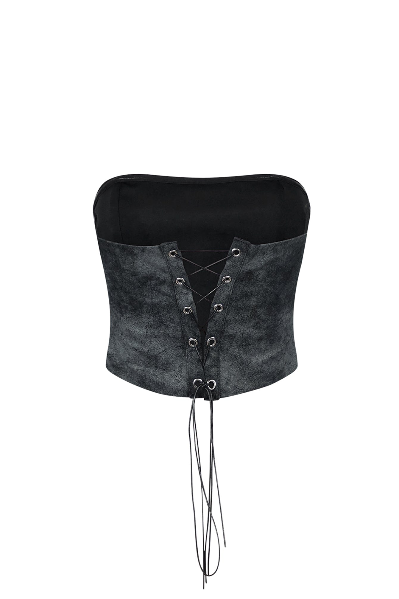 Set The Tone PU Western Corset Top