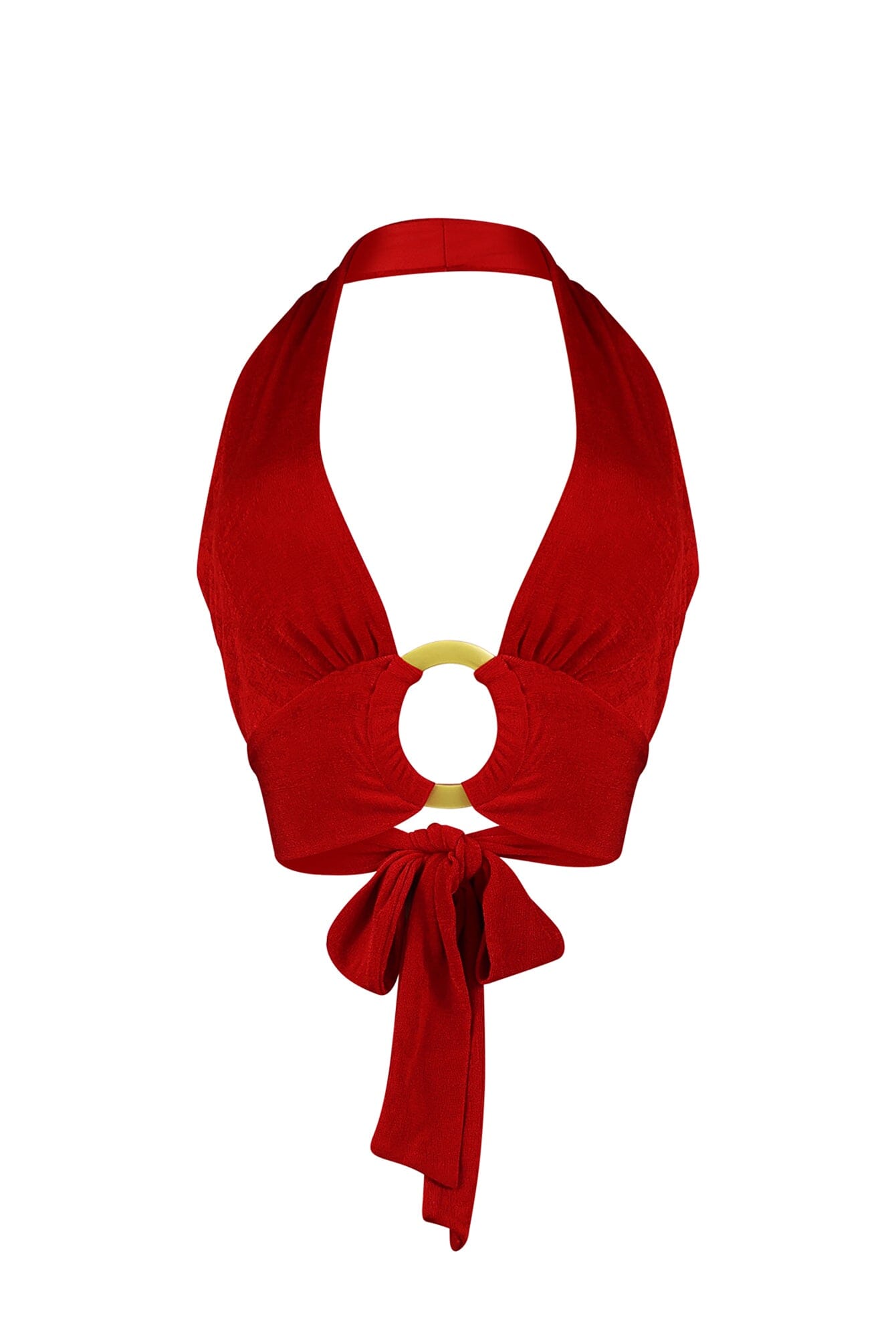 Still There Slinky Halter O Ring Top