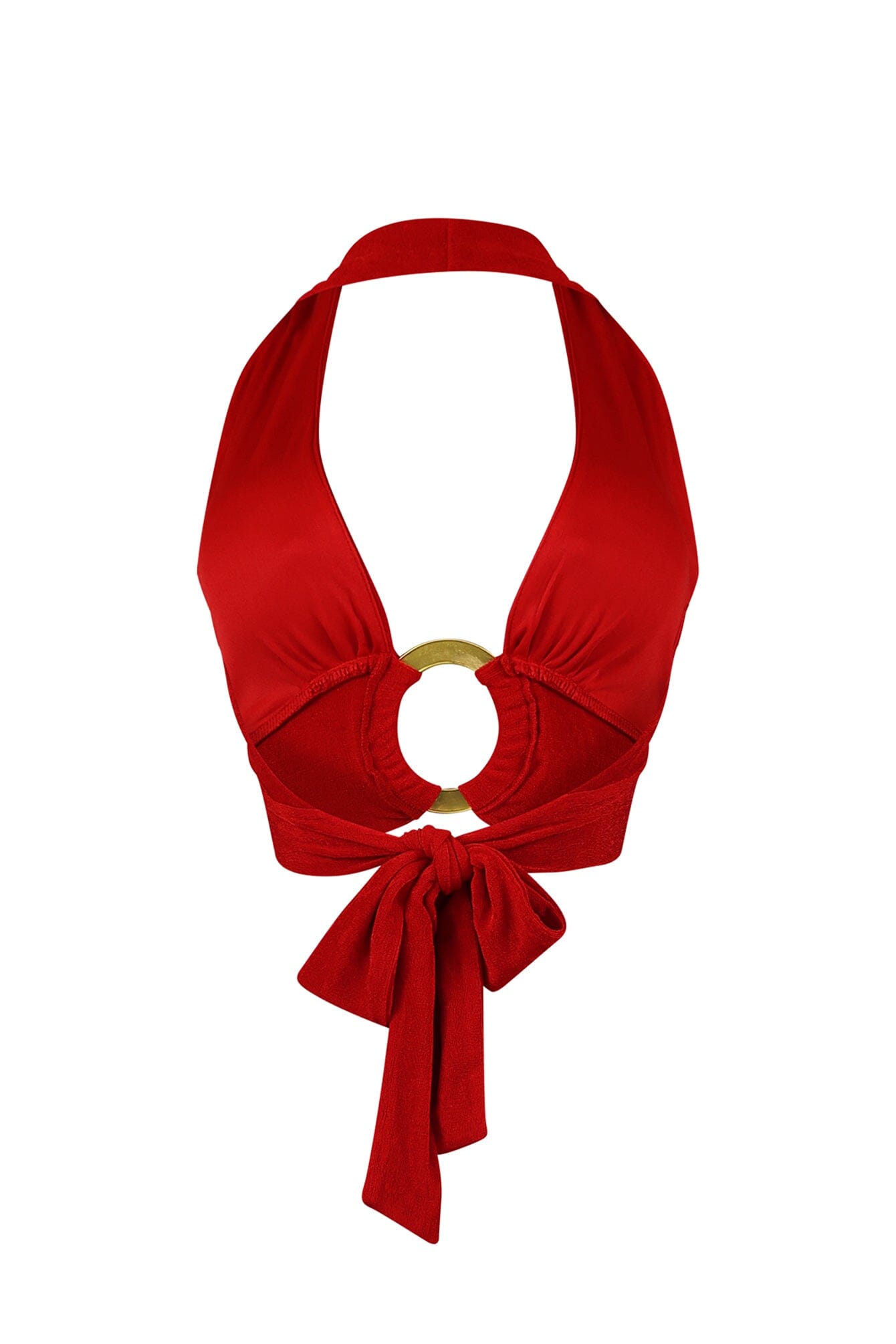 Still There Slinky Halter O Ring Top