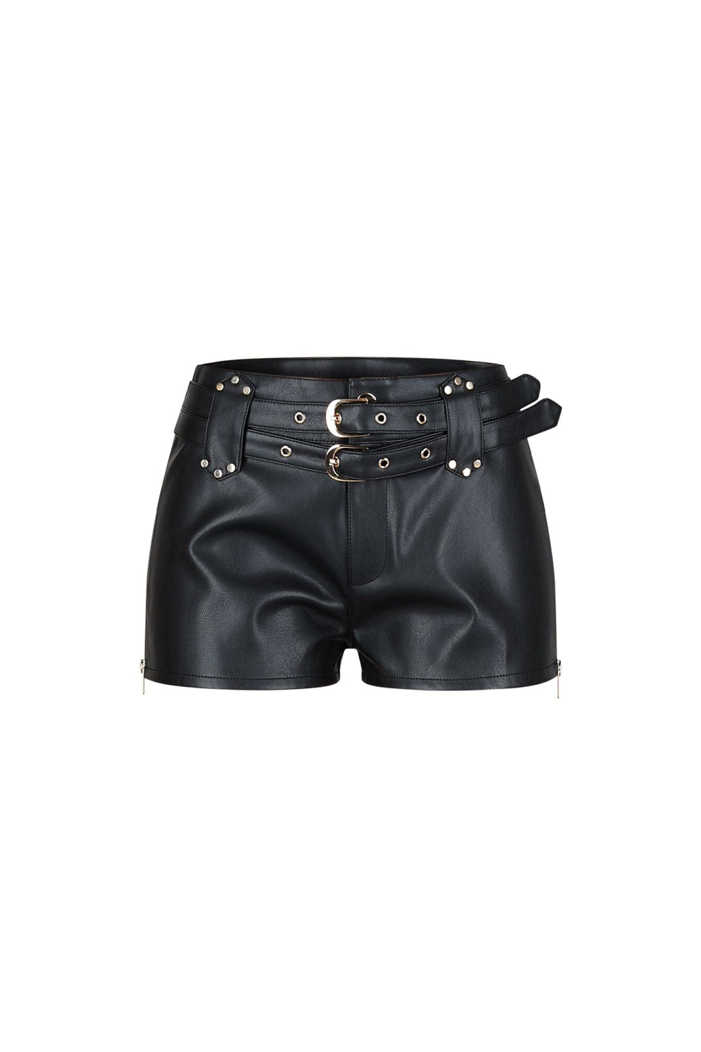 Detroit Faux Leather Shorts