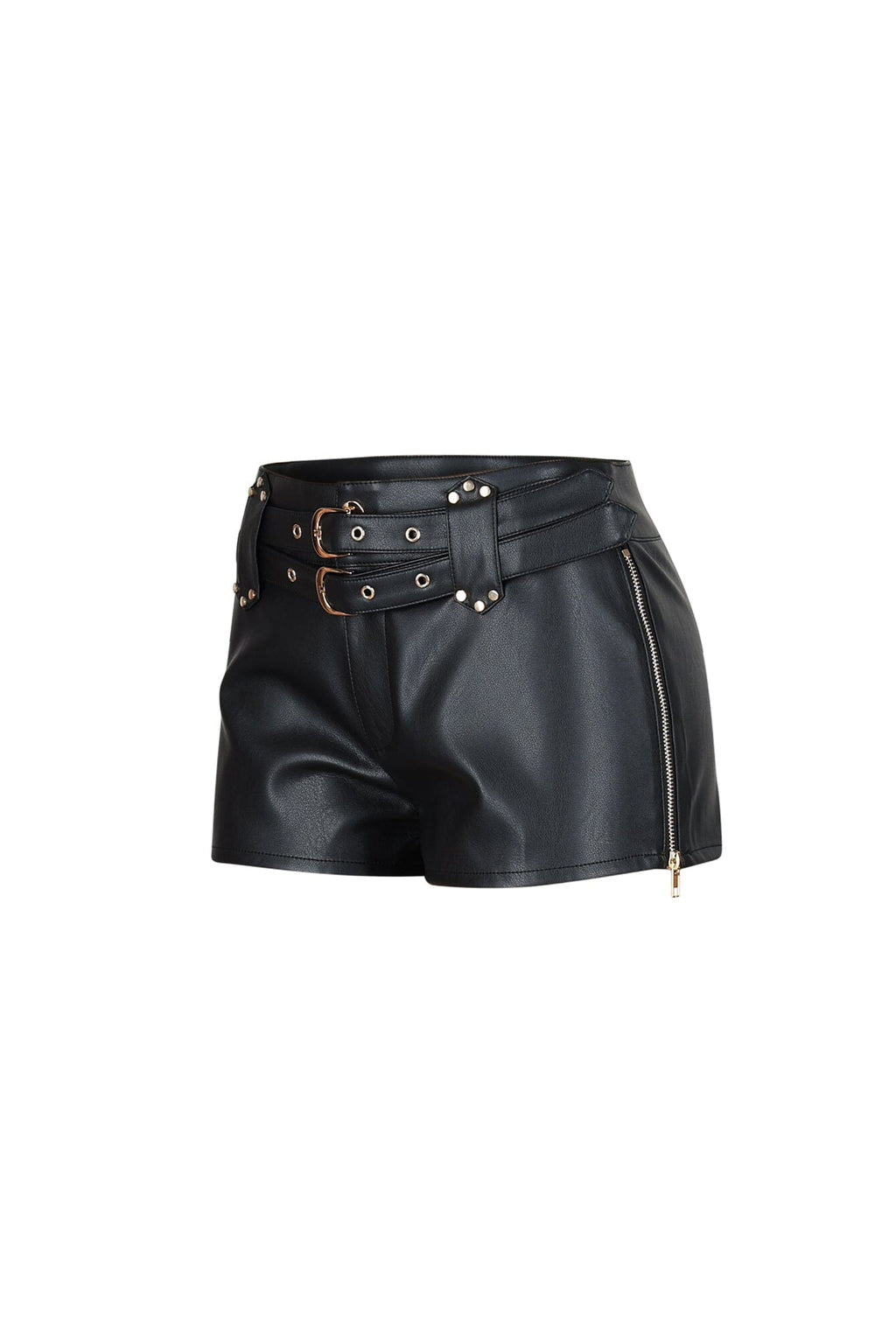 Detroit Faux Leather Shorts