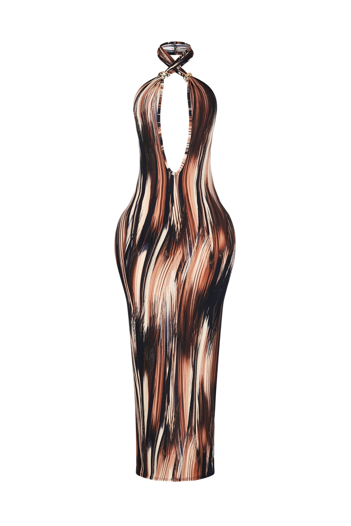Cedar Cut Deep V Maxi Dress