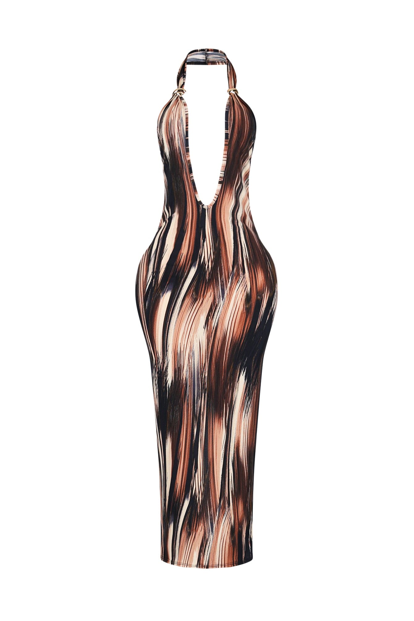 Cedar Cut Deep V Maxi Dress