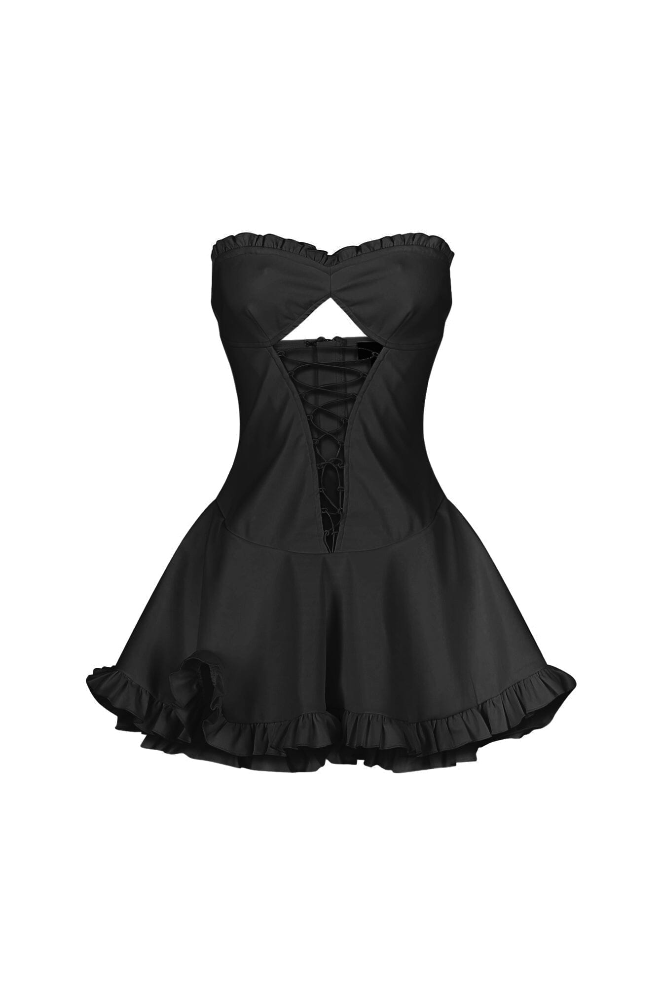 Oslo Faux Leather Mini Dress