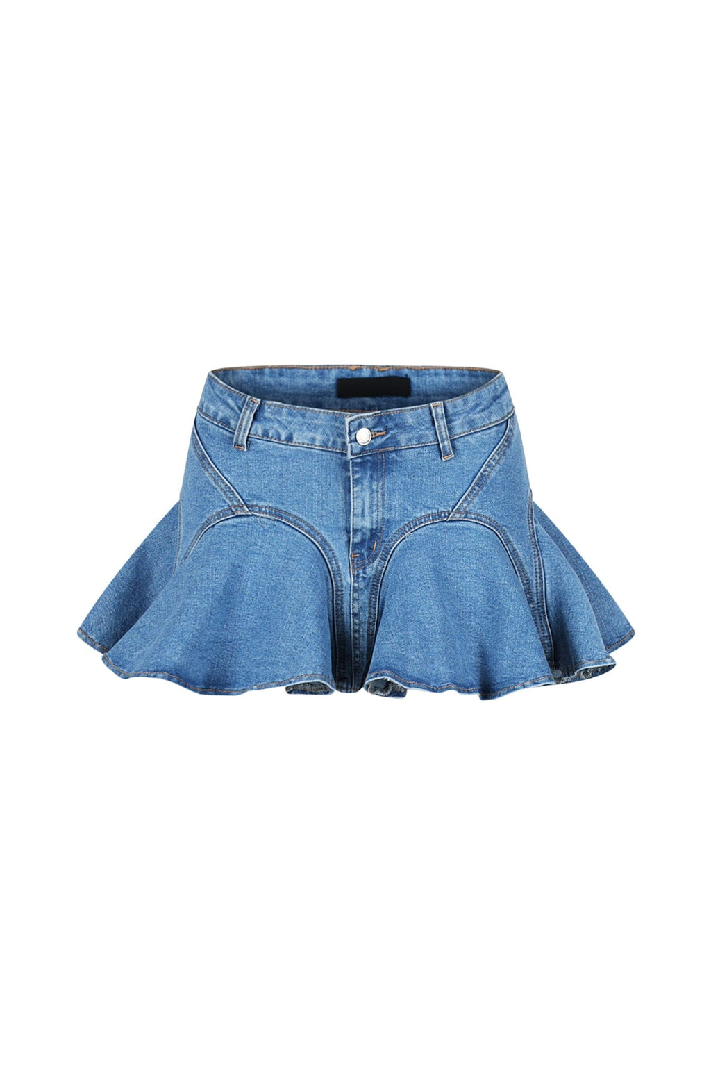 Waverly Flared Denim Mini Skirt